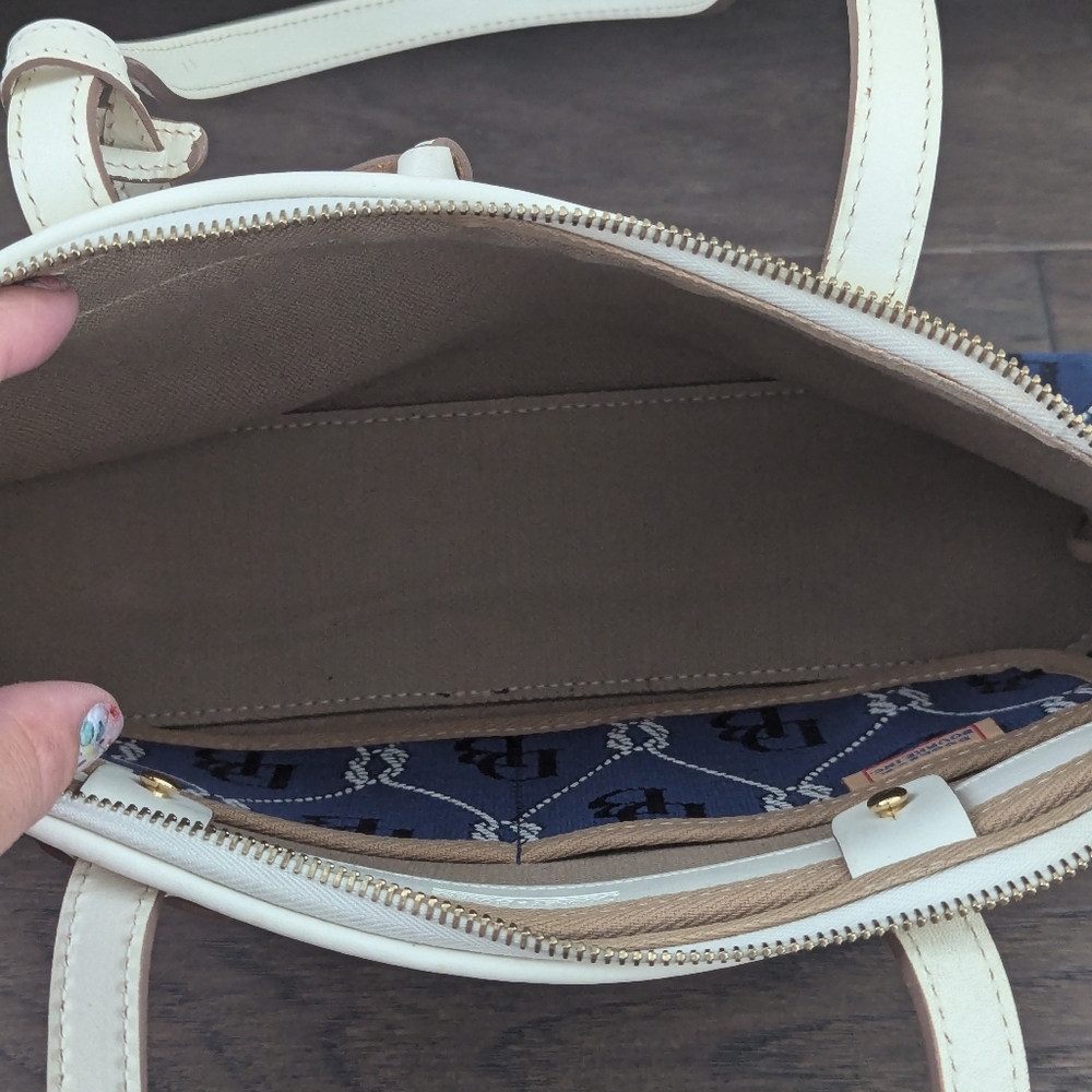 Dooney & Bourke Blue Monogram Shoulder Bag - Picture 9 of 12